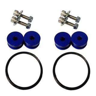 Torque Solution Billet Bumper Quick Release Kit Blue: Fits Most Models