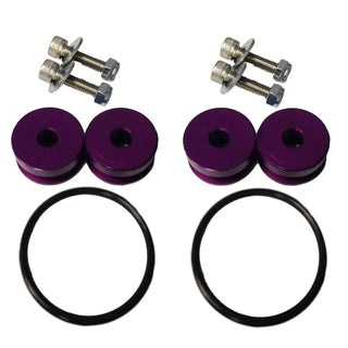 Torque Solution Billet Bumper Quick Release Kit Purple: Fits Most Models