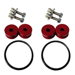 Torque Solution Billet Bumper Quick Release Kit Red: Fits Most Models
