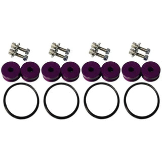 Torque Solution Billet Bumper Quick Release Kit (FRONT AND REAR): Fits Most Models Purple