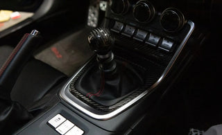 Revel Dry Carbon Shifter Panel Cover: Toyota GR86 & Subaru BRZ (22-26)