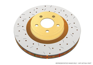 DBA 4000 Series Rotor (REAR): Subaru BRZ 2013 - 2017 & Subaru WRX 2008 - 2013 Cross Drilled Slotted