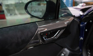 Revel GT Dry Carbon Door Trim Covers: Toyota GR86 2022 - 2026 & Subaru BRZ 2022 - 2026