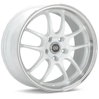 Enkei PF01 / White / Machined | 17x9 | 5x114.3 | +48mm Offset