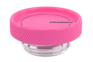 Perrin Performance Oil Cap Round Style (HYPER PINK): Multiple Subaru Fitments