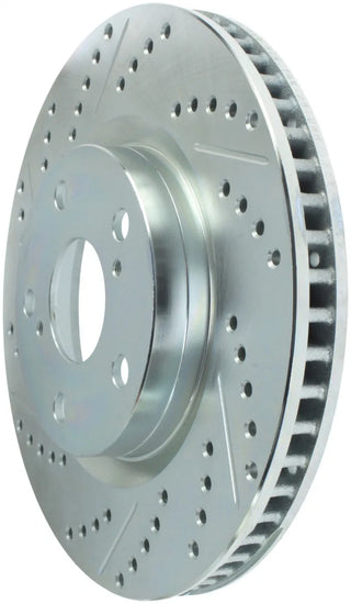 StopTech SportStop Slotted & Drilled Front Right Rotor: Scion tC 2011 - 2016 (tC2)
