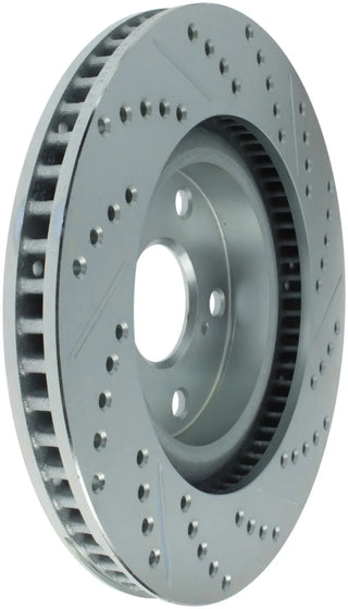 StopTech SportStop Slotted & Drilled Front Right Rotor: Scion tC 2011 - 2016 (tC2)