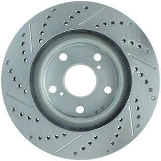 StopTech SportStop Slotted & Drilled Front Left Rotor: Scion tC 2011 - 2016 (tC2)