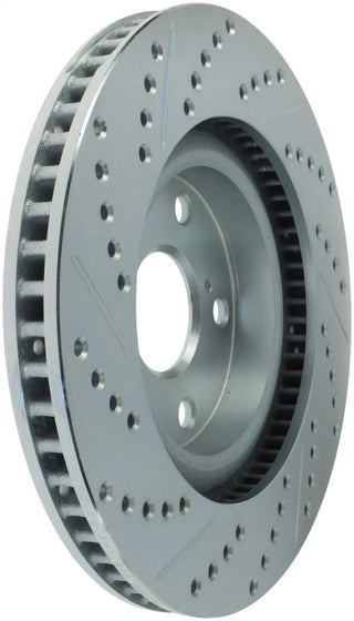 StopTech SportStop Slotted & Drilled Front Left Rotor: Scion tC 2011 - 2016 (tC2)
