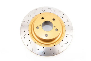 DBA 4000 Series Drilled & Slotted Front Brake Rotor: Fits Most BRZ/FR-S/86/GR86 Models