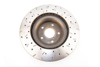 DBA 4000 Series Drilled & Slotted Front Brake Rotor: Fits Most BRZ/FR-S/86/GR86 Models