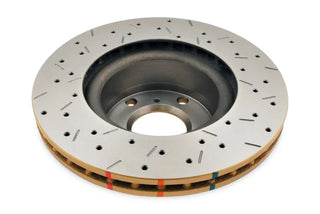 DBA 4000 Series Drilled & Slotted Front Brake Rotor: Fits Most BRZ/FR-S/86/GR86 Models