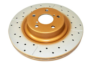 DBA Street Series Drilled & Slotted Front Brake Rotor: Fits Most 13-26 BRZ/86/GR86 Models