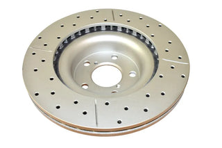 DBA Street Series Drilled & Slotted Front Brake Rotor: Fits Most 13-26 BRZ/86/GR86 Models