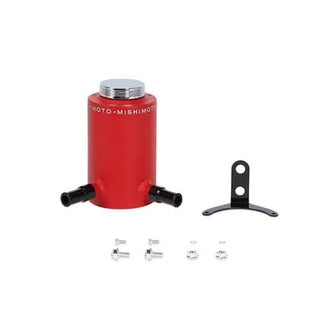 Mishimoto Aluminum Power Steering Reservoir Tank (UNIVERSAL) Wrinkle Red