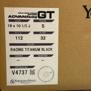 Advan GT / Racing Titanium Black | 19x9.5 | 19x11 | 5x112 | +25mm | +35mm Offset