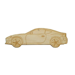 ZSPEC Laser-Engraved Wood Ornament Subaru BRZ Scion FRS ~5 Inch