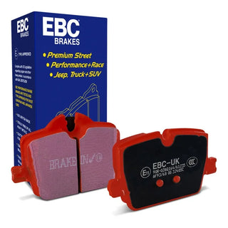 EBC Redstuff Rear Brake Pads: Toyota GR Supra 2020 - 2026 (w/ 13" Rear Rotors)