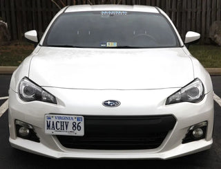 Turbo XS License Plate Relocation Kit: Scion FR-S (13-16), Subaru BRZ (13-16) & Toyota 86 (13-16)