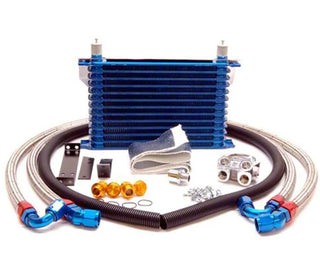 GReddy 10-Row Oil Cooler Kit with Shroud: Subaru BRZ (13-20) & Toyota 86 (17-20)