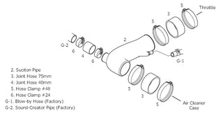 HKS Premium Suction Intake Kit: Subaru BRZ (13-20), Scion FR-S (13-16) & Toyota 86 (17-20) w/ AT