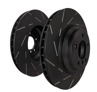 EBC USR Slotted Front Brake Rotors (PAIR): Toyota GR Supra 2.0L 2020 - 2026