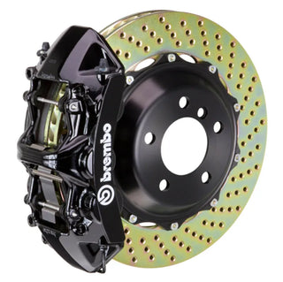 Brembo GR Corolla Front GT BBK 4 Piston Cast Brake Kit: Black Drilled 355x32mm Rotors for 2023-2026