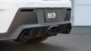 Borla ATAK Cat Back System: Toyota GR Corolla 2023 - 2026 w/ Carbon Fiber & Black Anodized