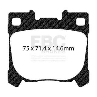 EBC Bluestuff Rear Brake Pads: Toyota GR Corolla 2023 - 2026
