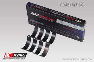 King Engine Bearings Connecting Rod Bearing Set +0.05mm: Subaru BRZ (13-22) & Toyota 86 (17-20)