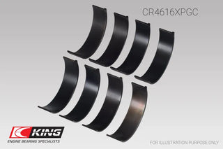 King Engine Bearings Connecting Rod Bearing Set +0.05mm: Subaru BRZ (13-22) & Toyota 86 (17-20)