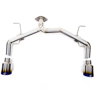 Compressive Tuning Ti-R Titanium Axle Back Exhaust: Subaru BRZ 2022 - 2024 & Toyota GR86 2022 - 2024