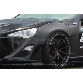 GReddy Front Over-Fender & Bumper Trim: Fits Scion FR-S, Subaru BRZ & Toyota 86