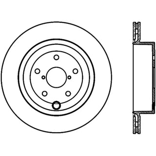 Stoptech Drilled Sport Brake Rotor (LEFT): Subaru BRZ (2017)