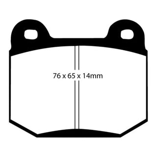 EBC Redstuff Rear Brake Pads (REAR): Infiniti G35 2003 - 2004 (Manual) (Brembo)
