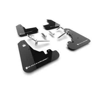 Rally Armor UR Mud Flap: Subaru BRZ (22-25) & Toyota GR86 (22-25) Black w/ White Logo