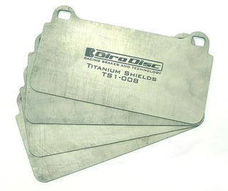 GiroDisc Rear Titanium Pad Shields (REAR): Toyota GR Supra 2020+