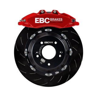 EBC Racing Big Brake Kit Front: Toyota GR Supra 2020 - 2026 w/ Red Apollo-6 Calipers 380mm Rotors