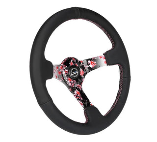 NRG Sakura Deep Dish Steering Wheel: Fits Most Models