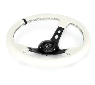 NRG Steering Wheel 350MM Deep Dish: Fits Most Models with Holes