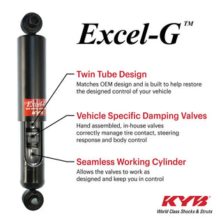 KYB Excel-G Shocks and Struts (REAR): Scion FR-S (13-14) & Subaru BRZ (13-15)