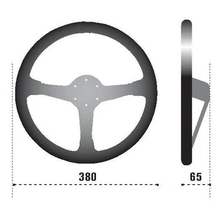 Sparco Steering Wheel R368 Suede: Fits Most Models