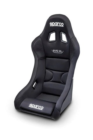 Sparco X-Range Evo XL QRT-X Fixed Back Racing Seat Black: Fits Most Models