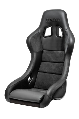 Sparco QRT-C Racing Seat: Fits Most Models with Carbon Fiber Shell & Leather/Alcantara