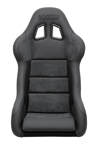Sparco Evo QRT Performance Fixed Back Racing Seat (BLACK) w/ Carbon Fiber Shell