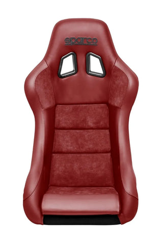 Sparco QRT-C Racing Seat: Fits Most Models w/ Red Stitch and Carbon Fiber Shell