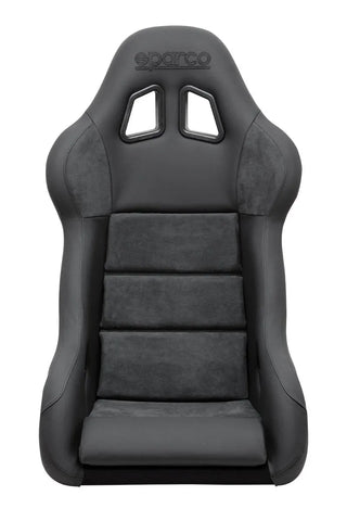 Sparco Evo L Performance Fixed Back Racing Seat (BLACK) w/ Carbon Fiber Shell: Fits Most Models