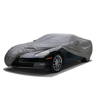 Covercraft Custom 5-Layer Indoor Car Cover: Toyota GR Supra 2020 - 2024 w/ Mirrors Gray