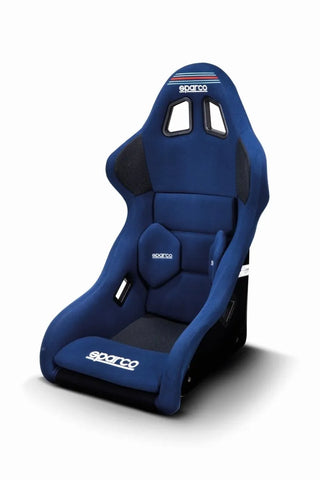 Sparco Pro 2000 Martini Racing Edition Fixed Back Racing Seat Blue: Fits Most Models