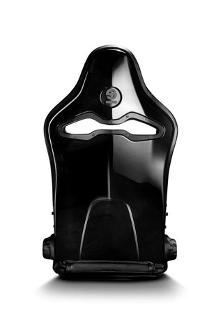 Sparco SPR Reclining Bucket Seat Leather / Microsuede Black: Fits Most Models